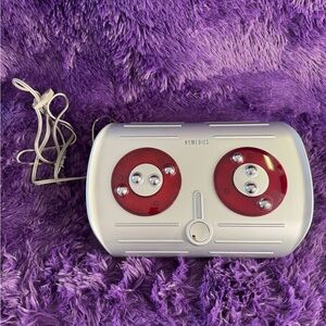 Homedics Silver and Red Dual Massager